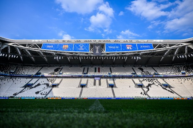 Juventus Stadium final Champions League femenina @OLfeminin Juventus Stadium final Champions League femenina @OLfeminin