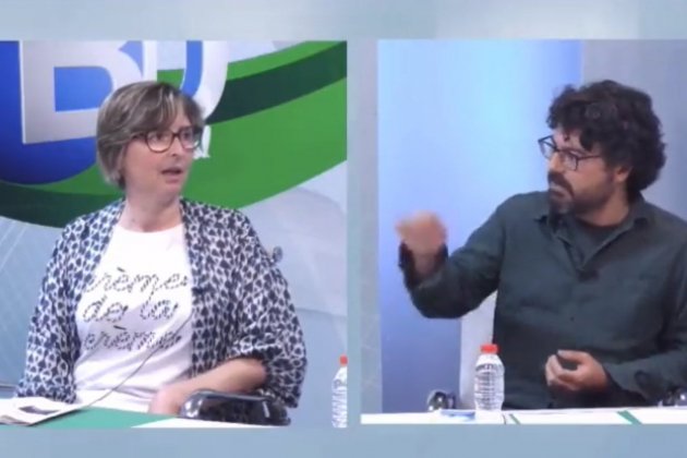Estela de Carmen Darocas y Ricard Chuliá Peris debate valenciano Televisión Comarcal