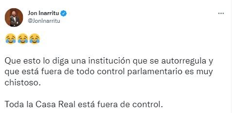 TuitIñarrituCasaReal