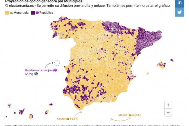 EncuestaMonarquiaMunicipiosElectomania