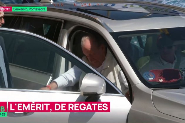 Juan Carlos golpe cabeza coche TV3 Juan Carlos golpe cabeza coche TV3