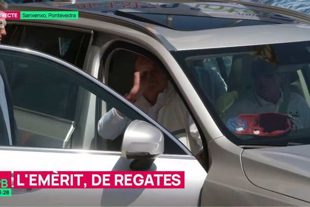 Juan Carlos despues golpe cabeza coche TV3 Juan Carlos despues golpe cabeza coche TV3