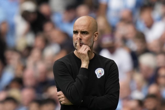 Pep Guardiola seriós Manchester City EFE