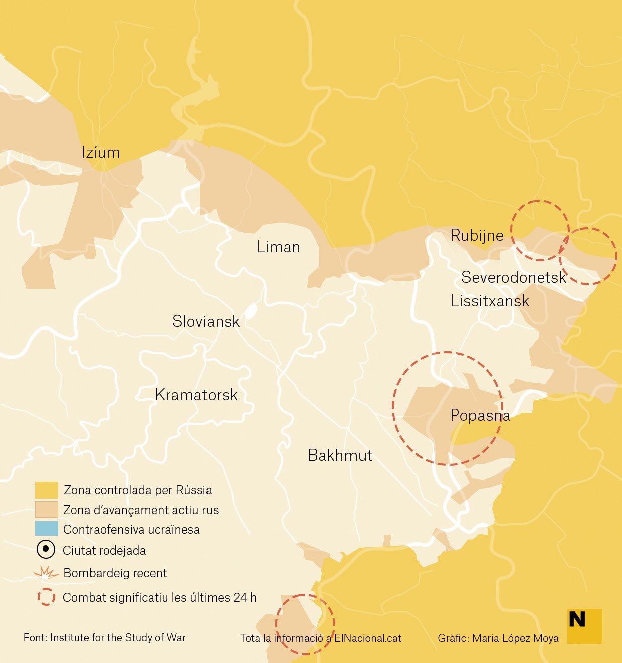 Mapa Ucraïna Donbas 22 maig cat   Maria López Moya 