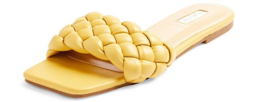 Sandalias trenzadas y acolchadas Sandalias trenzadas y acolchadas