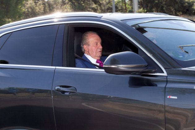 Juan Carlos llegando en Zarzuela Europa Press