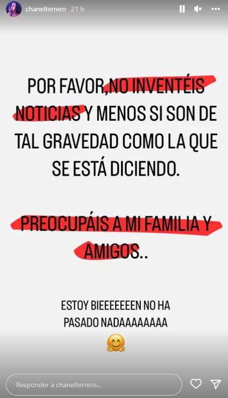 Chanel desmiente agresión Instagram Chanel desmiente agresión Instagram