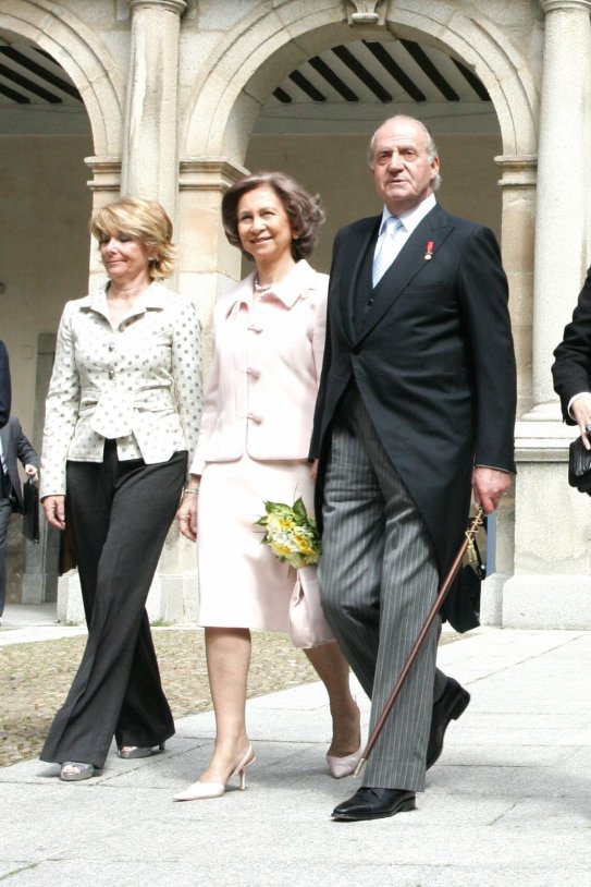 Esperanza Aguirre, Reina Sofía y Juan Carlos Europa Press