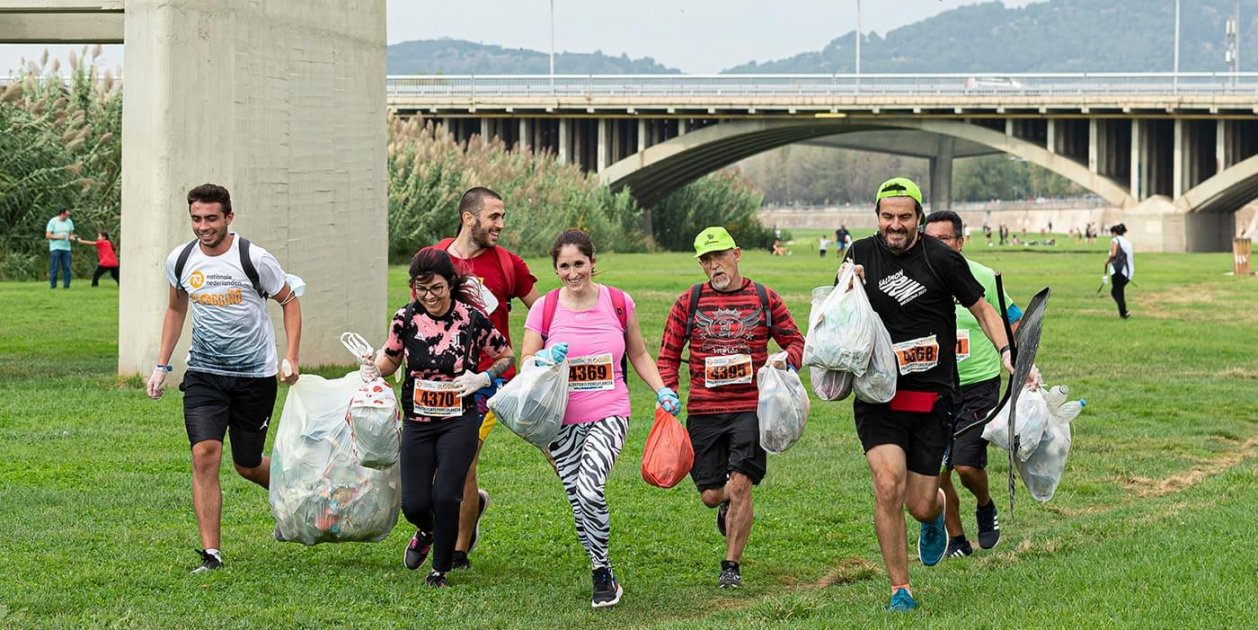 plogging tour parco fluvial besos foto plogging tour