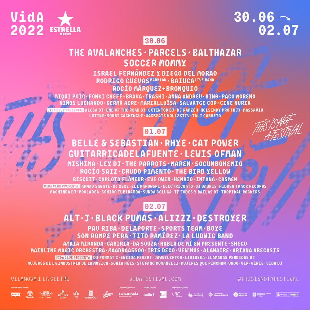 vida festival 2022 cartel vida festival 2022 cartel