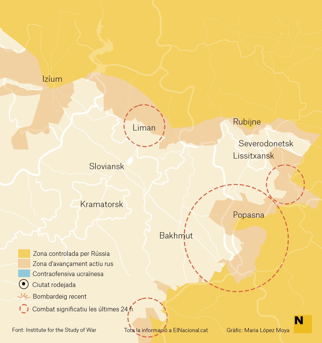 Mapa Ucraïna Donbas 24 maig cat   Maria López Moya 