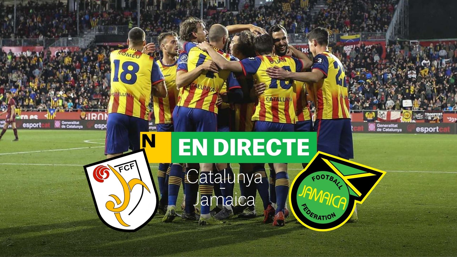 Catalunya - Jamaica | DIRECTE: resultat, resum i gols