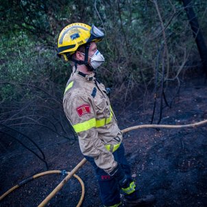 EuropaPress 3841503 dotaciones bomberos trabajan sofocar llamas incendio declarado castellvi
