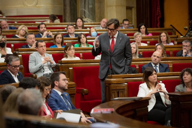 EuropaPress 4410188 primer secretario psc salvador illa interviene sesion plenaria parlament