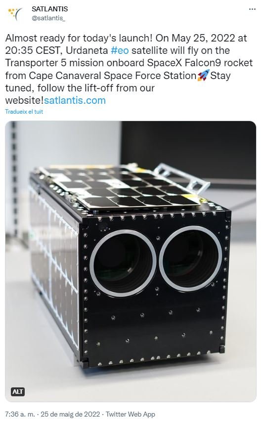 TUIT Satlantis primer satélite vasco TUIT Satlantis primer satélite vasco