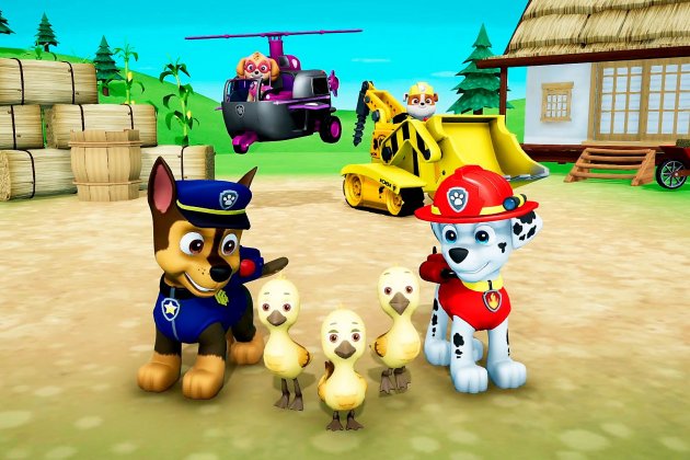 Paw Patrol: on a row