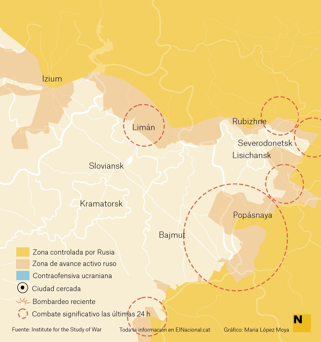 Mapa Ucraïna Donbas 25 maig cas Maria López Moya Mapa Ucraïna Donbas 25 maig cas Maria López Moya