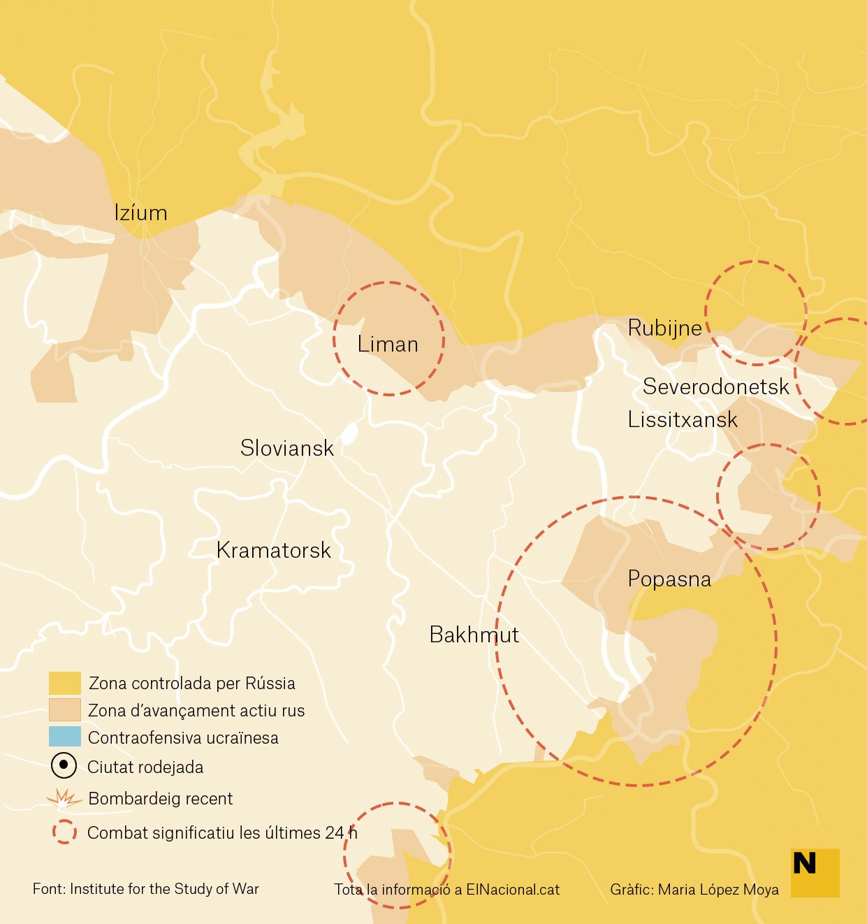 Mapa Ucraïna Donbas 25 maig cat   Maria López Moya 