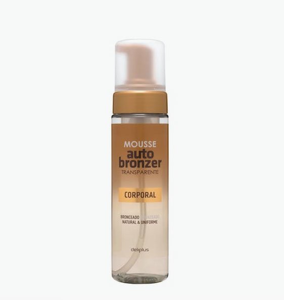 Mousse autobronzejadora transparent corporal de Deliplus