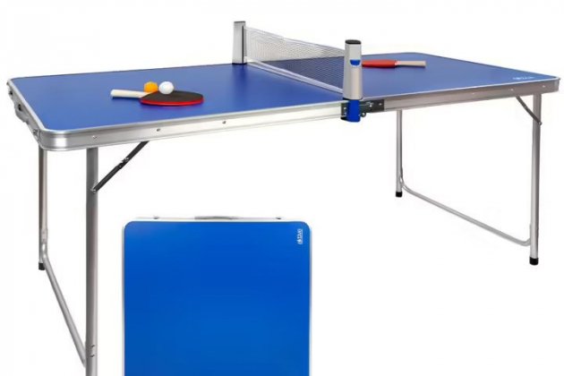 Decathlon tiene una mesa de que se como una tabla de planchar