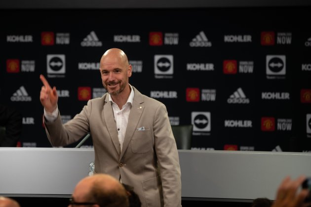 Erik Ten Hag Manchester United Foto Manchester United Handout Erik Ten Hag Manchester United Foto Manchester United Handout