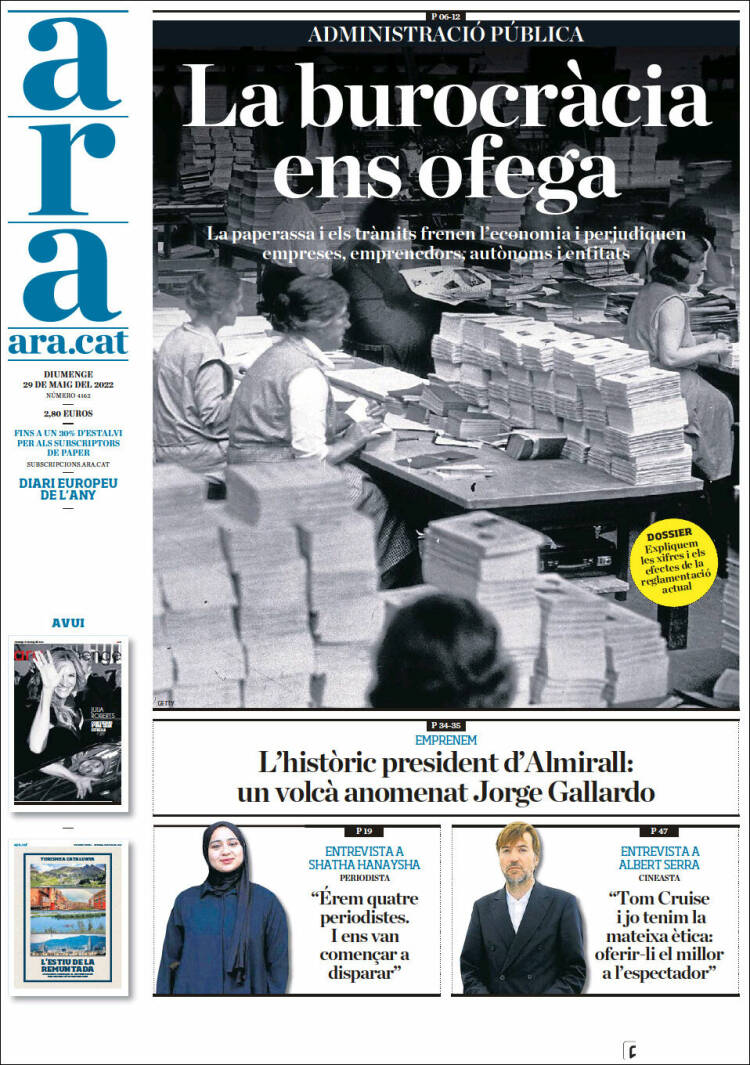 portada ara 29 mayo 2022 portada ara 29 mayo 2022