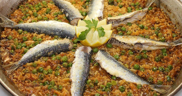 arros sardines pas40