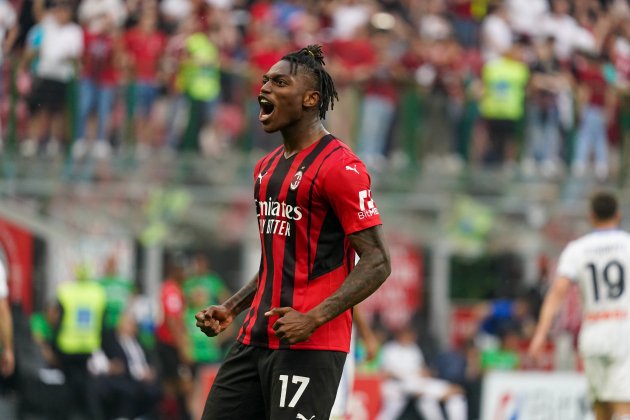 Rafael Leao celebra gol Milan Europa Press