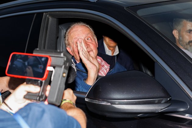 Juan Carlos entrando en Zarzuela Europa Press