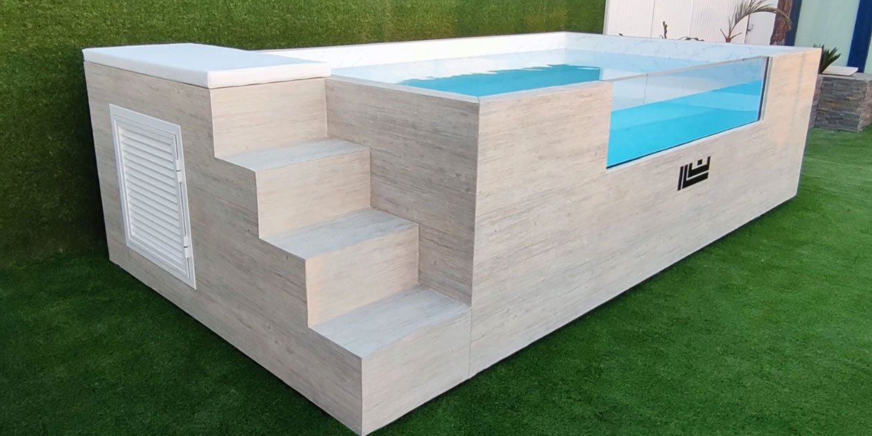 Leroy Merlin tiene una piscina de acero desmontable que parece de lujo y no es para todos los bolsillos