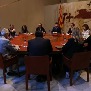 plano general reunión Consell Executiu extraordinario aprobar decreto blindar catalán escuelas - ACN