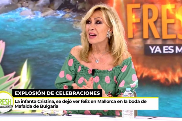 Rosa Benito a Ya és migdia Telecinco Rosa Benito a Ya és migdia Telecinco
