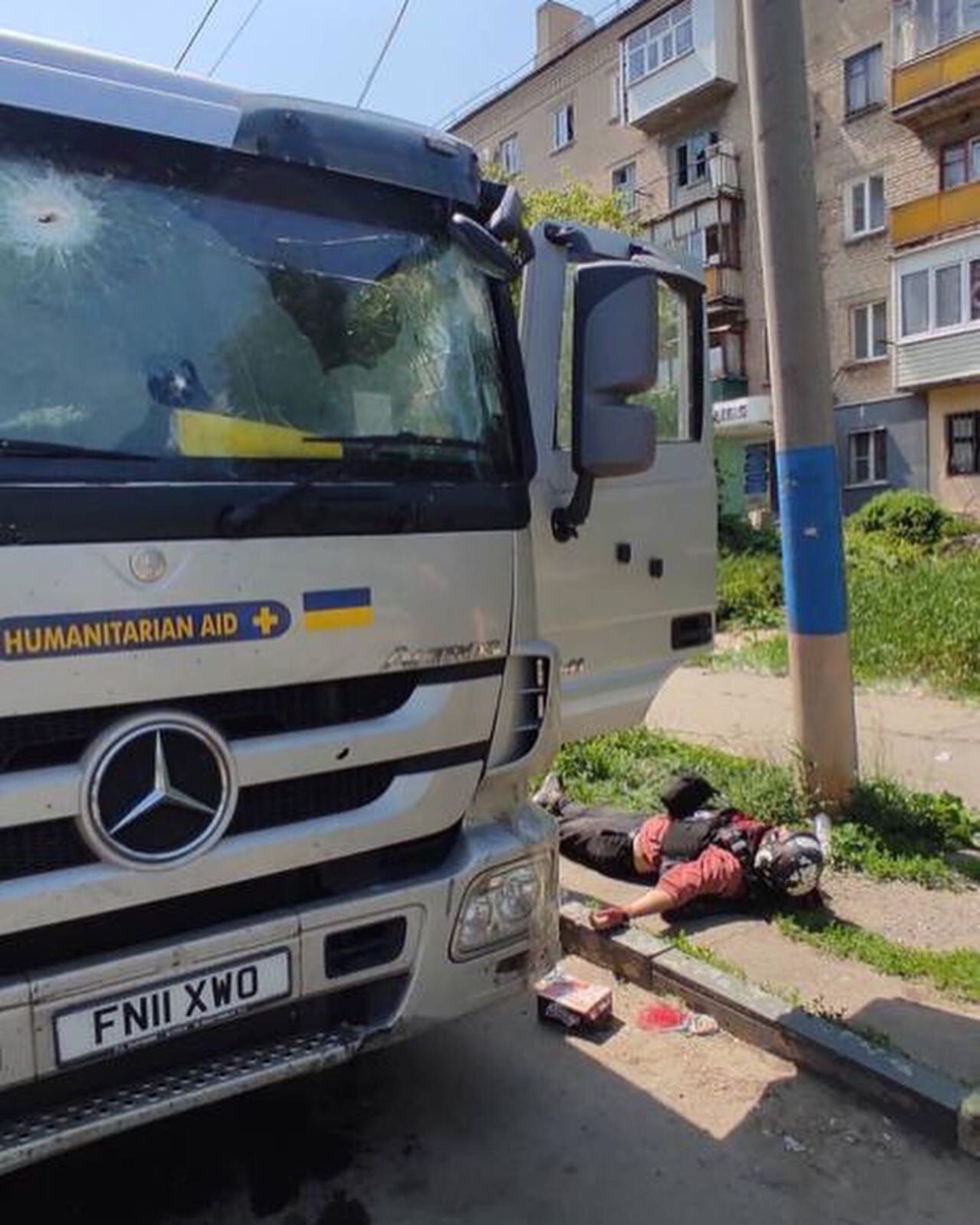 El periodista francés asesinado Ucrania Administración Militar de Lugansk