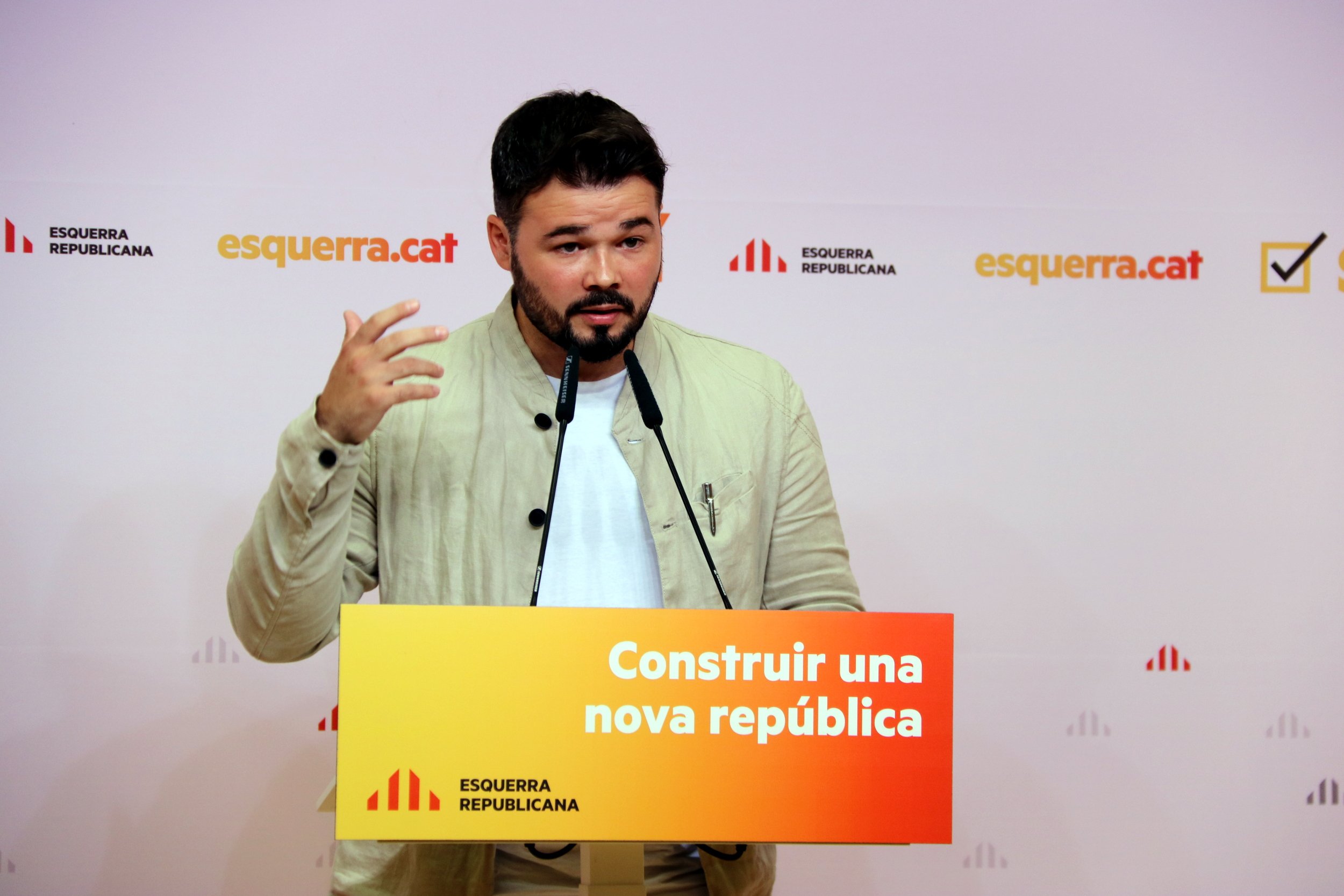 Rufián contesta a Sánchez sobre la xenofòbia (i Cañas hi fica cullerada)