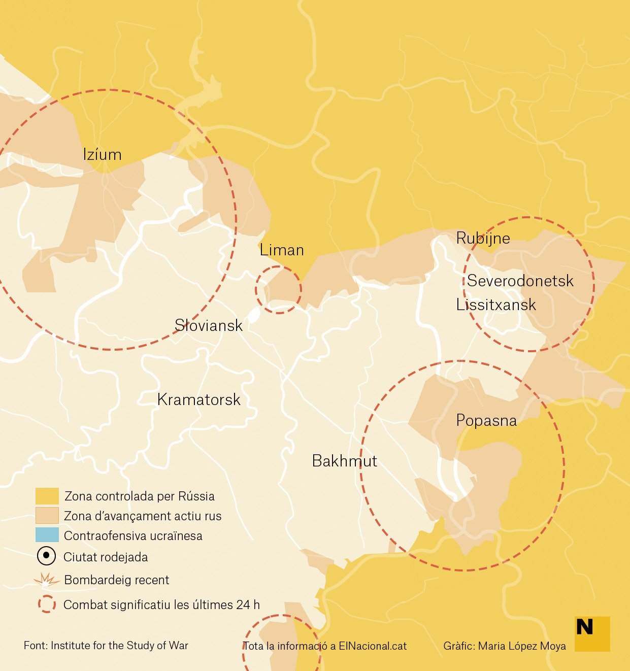 Mapa Ucraïna Donbas 30 maig cat Maria López Moya Mapa Ucraïna Donbas 30 maig cat Maria López Moya