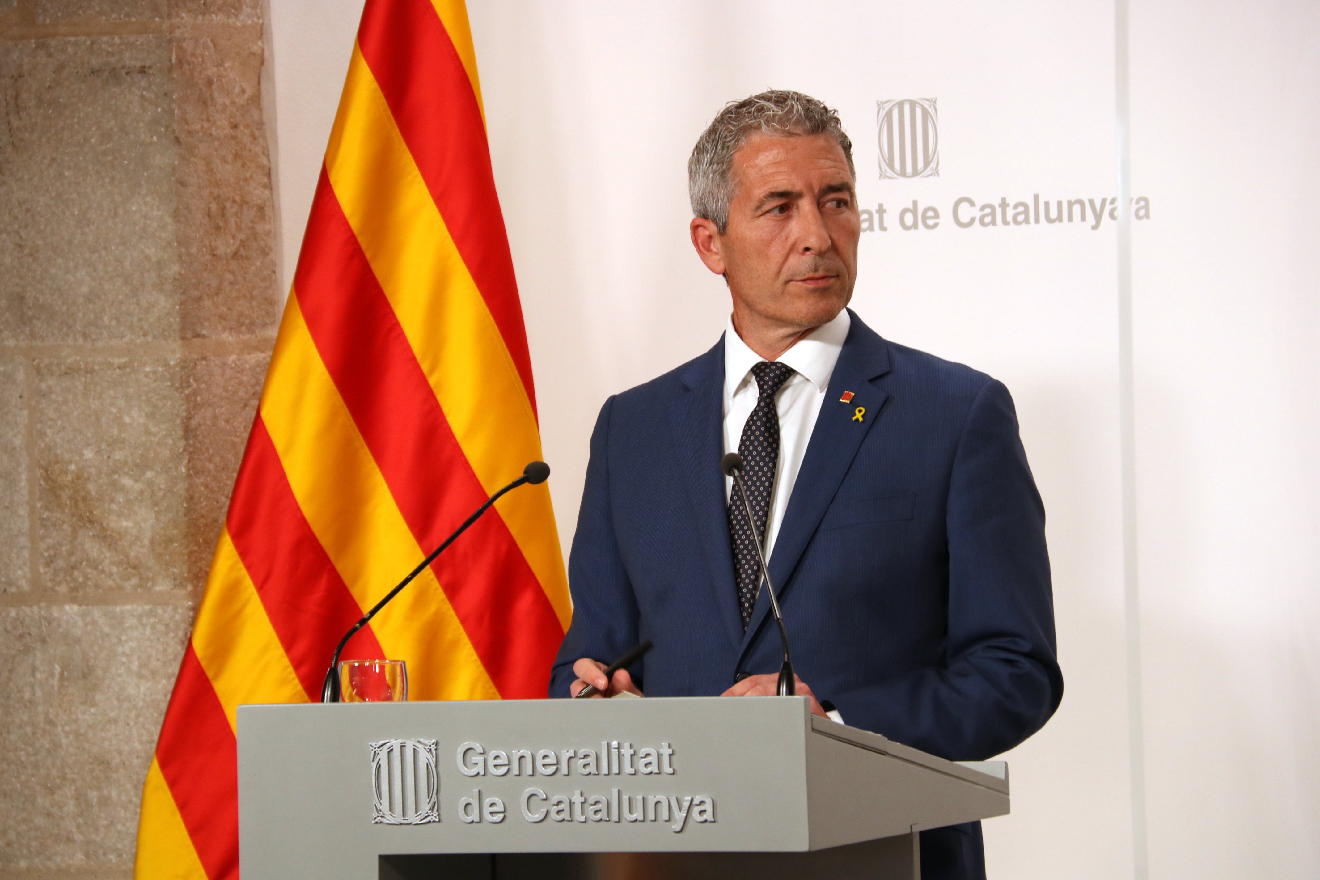 Josep Gonzàlez-Cambray i Patrícia Plaja informen dels acords sobre el català | DIRECTE