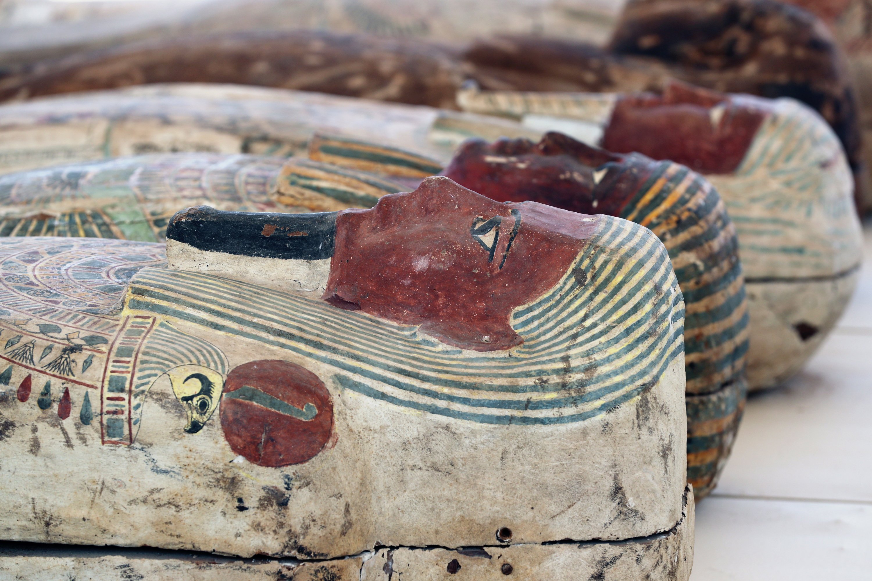 Descobriment històric a Egipte: 250 sarcòfags de fa 2.500 anys d'antiguitat