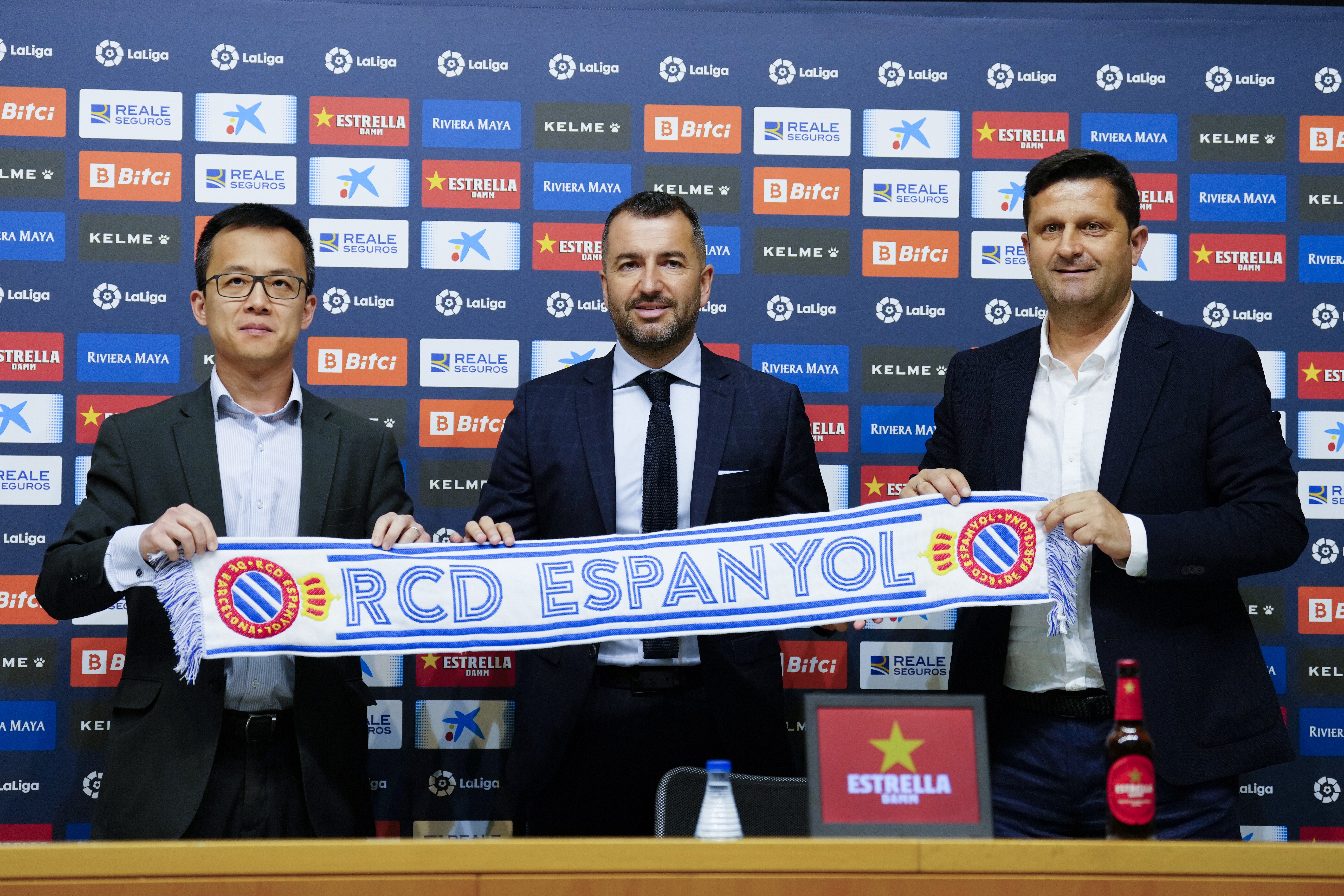 El Espanyol presenta a Diego Martínez, el nuevo entrenador: "El objetivo es el presente"