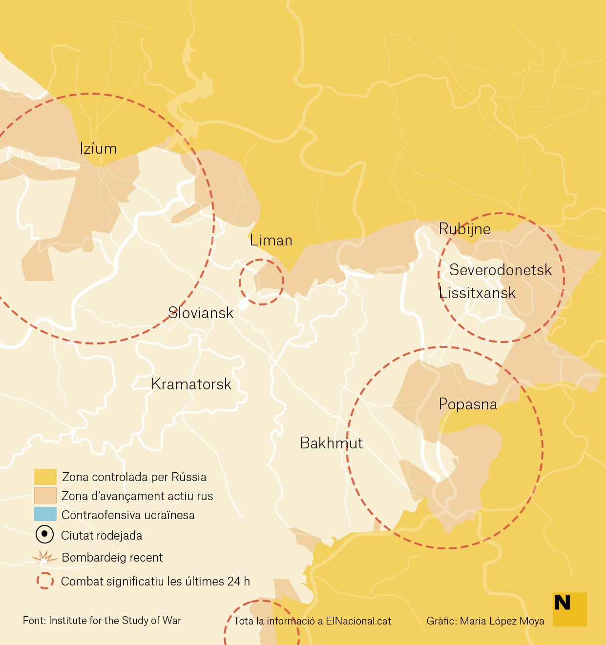 Mapa Ucraïna Donbas 31 maig cat   Maria López Moya 