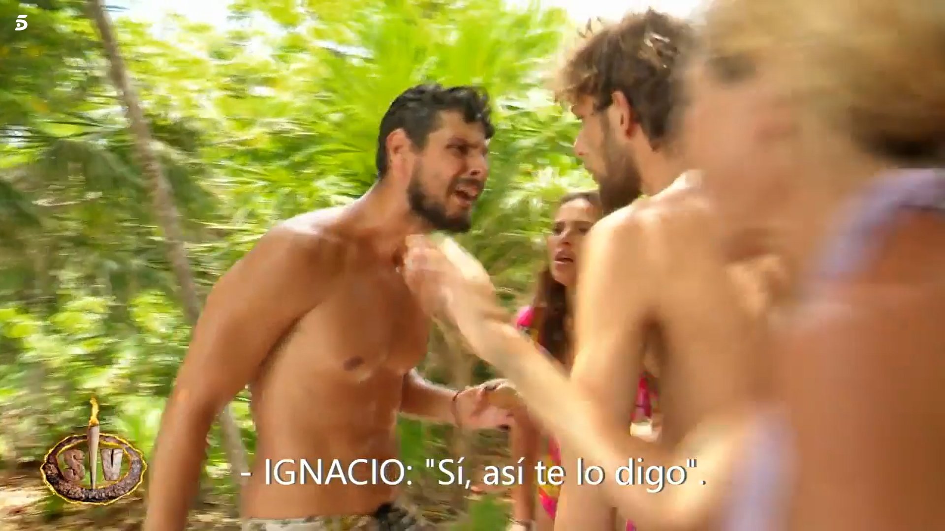 Bronca Ignacio de Borbón y Alejandro cara a cara Supervivientes Telecinco