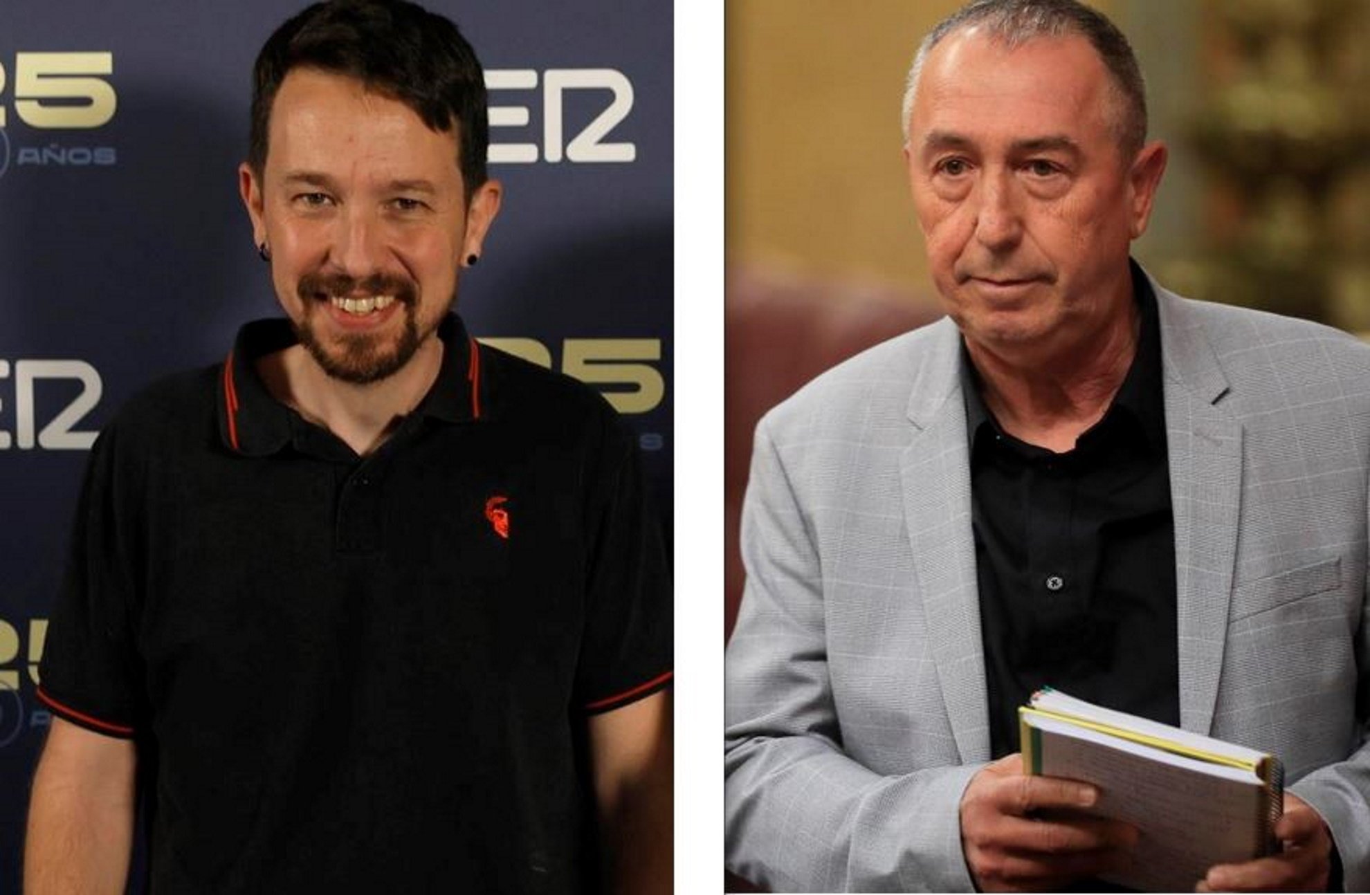 Agre ball de bastons entre Pablo Iglesias i Joan Baldoví