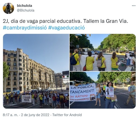 TUIT huelga educacio