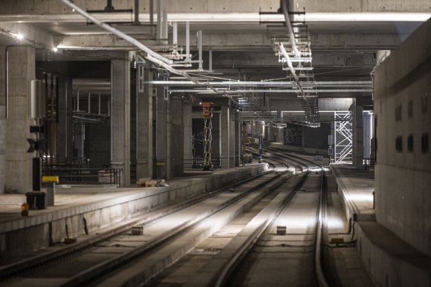 Estacion Sagrera Barcelona obras transporte publico vias de tren - Sergi Alcazar