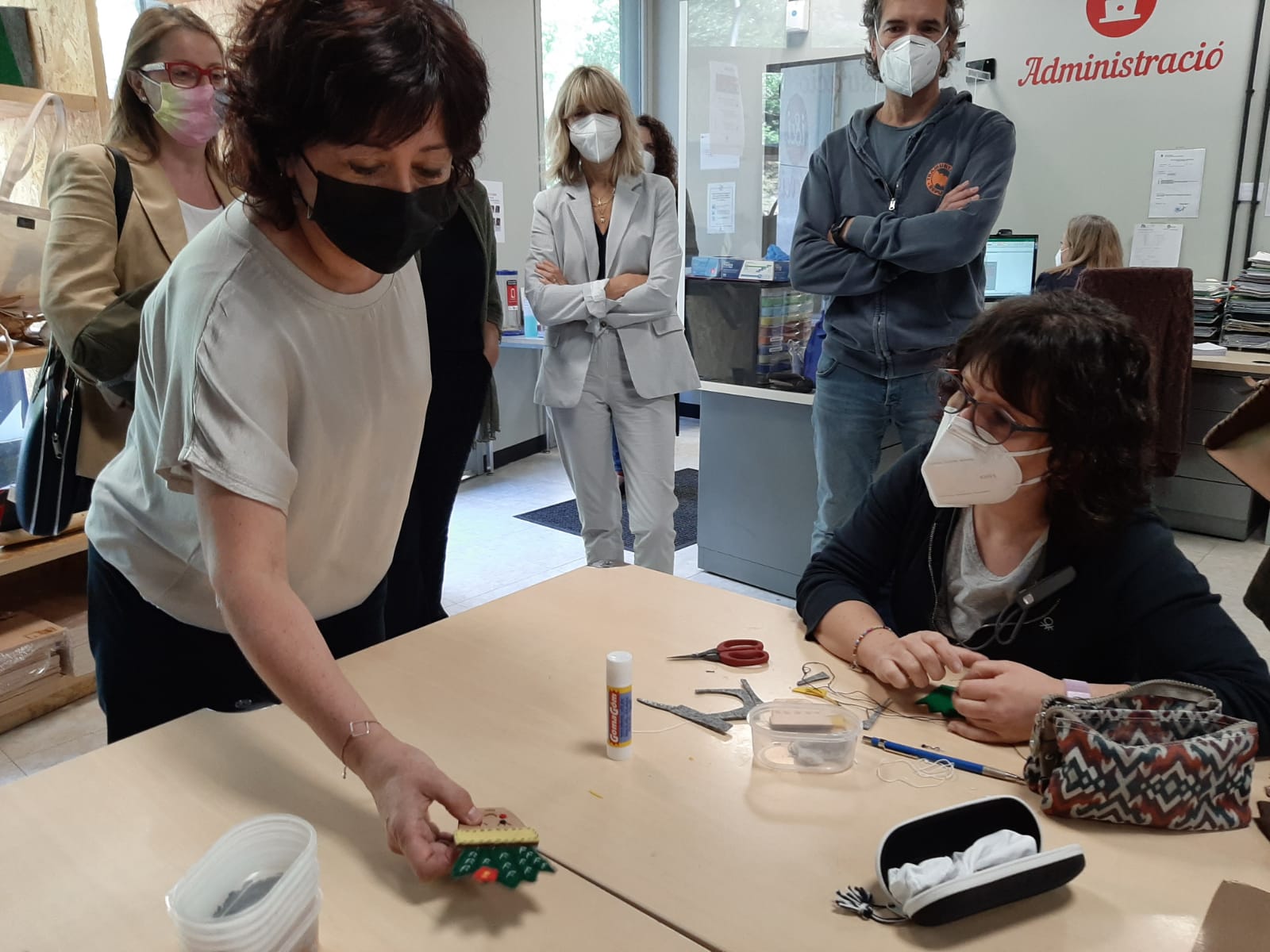 La Fageda visita la institució en atenció a la discapacitat d'Andorra