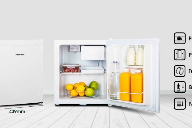 Frigorífico pequeño RR55D4AW1 de Hisense Frigorífico pequeño RR55D4AW1 de Hisense