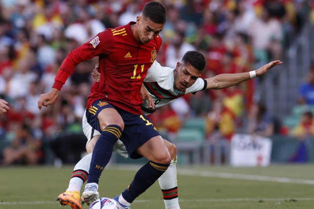 Ferran Torres Andre Silva España Portugal Nations League EFE Ferran Torres Andre Silva España Portugal Nations League EFE