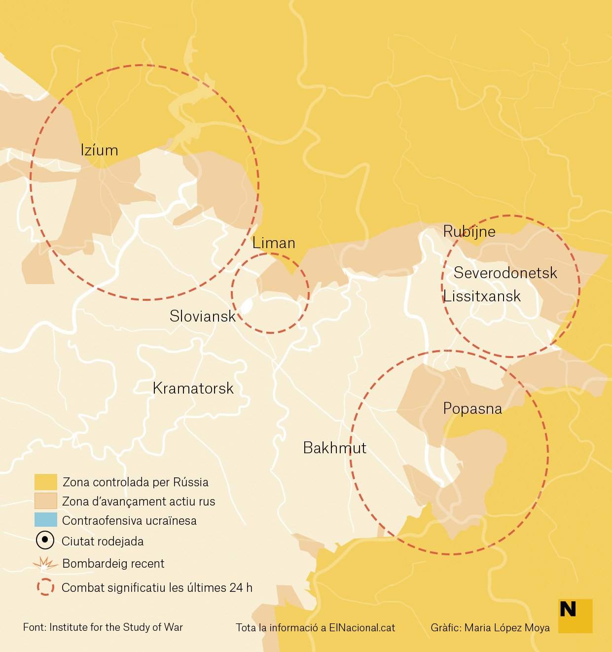 Mapa Ucraïna Donbas 2 juny cat Maria López Moya Mapa Ucraïna Donbas 2 juny cat Maria López Moya