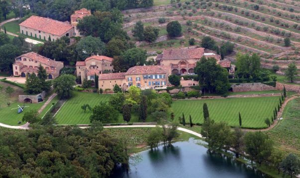 Casa de Brad Pitt en Francia