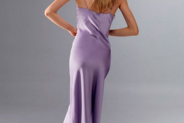 Vestido midi lencero Vestido midi lencero