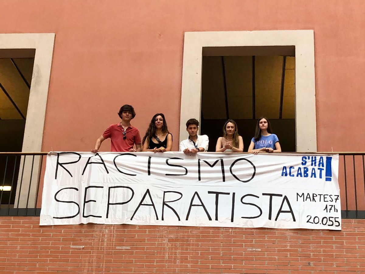 S'ha Acabat vuelve a la carga en la UPF: "Racismo separatista"